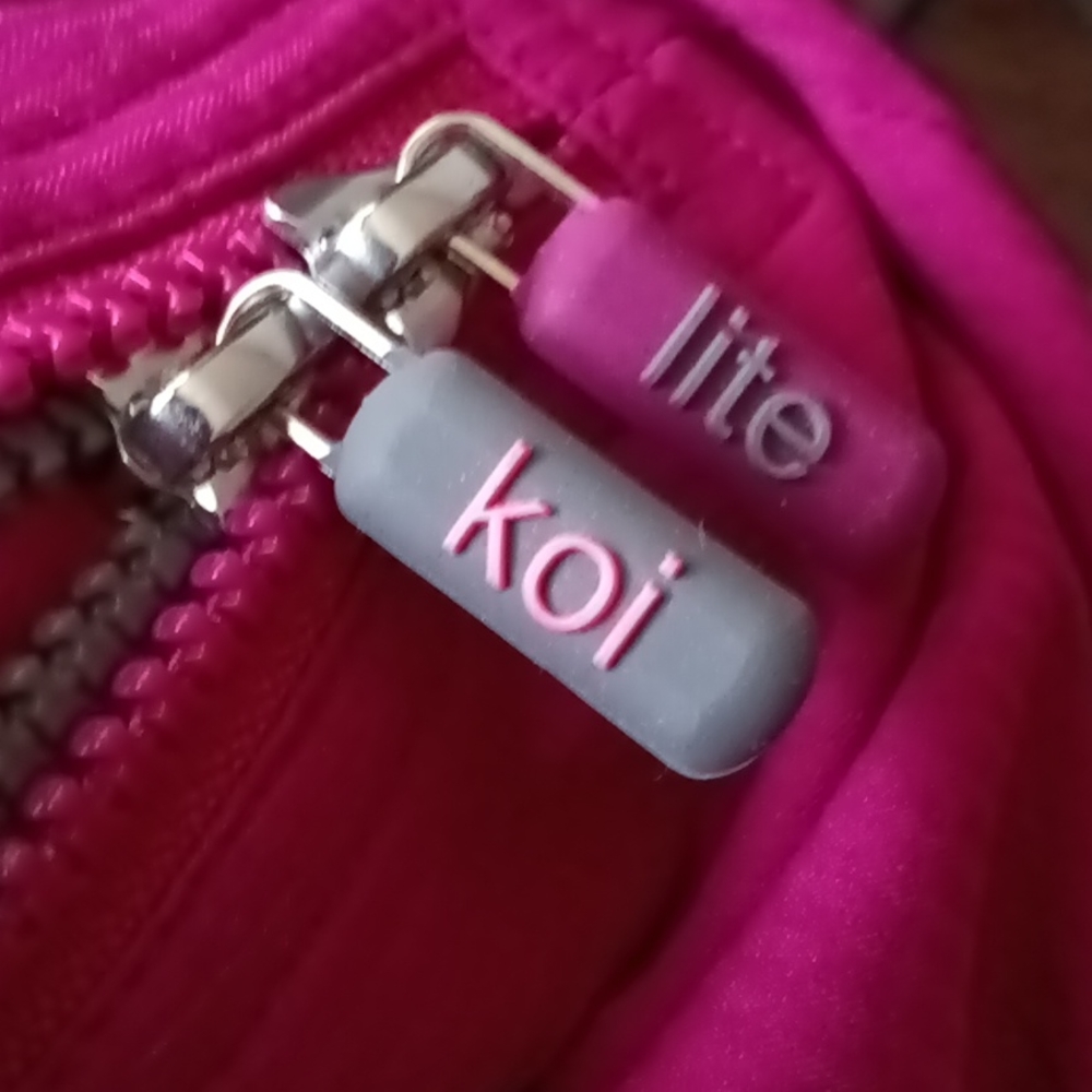 Pretty Magenta Colored Scrub Top, Koi Lite last chance to purchase!